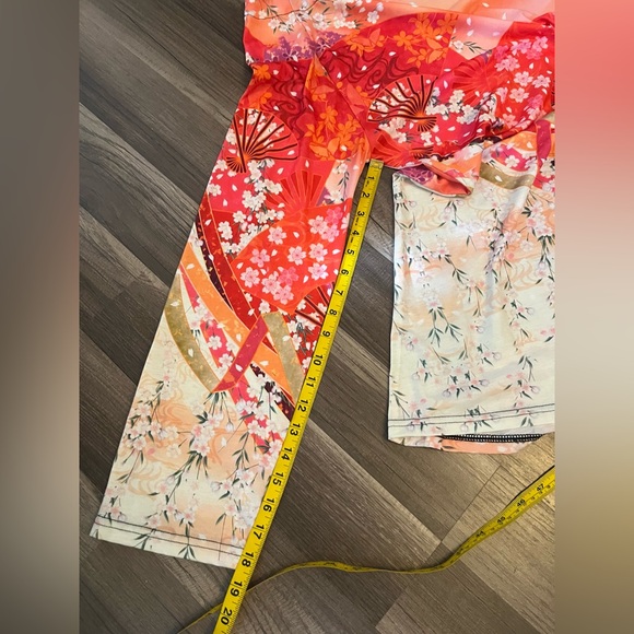 NWOT Japanese Cherry Blossom Long Sleeve Tunic SZ 2X - Picture 8 of 11
